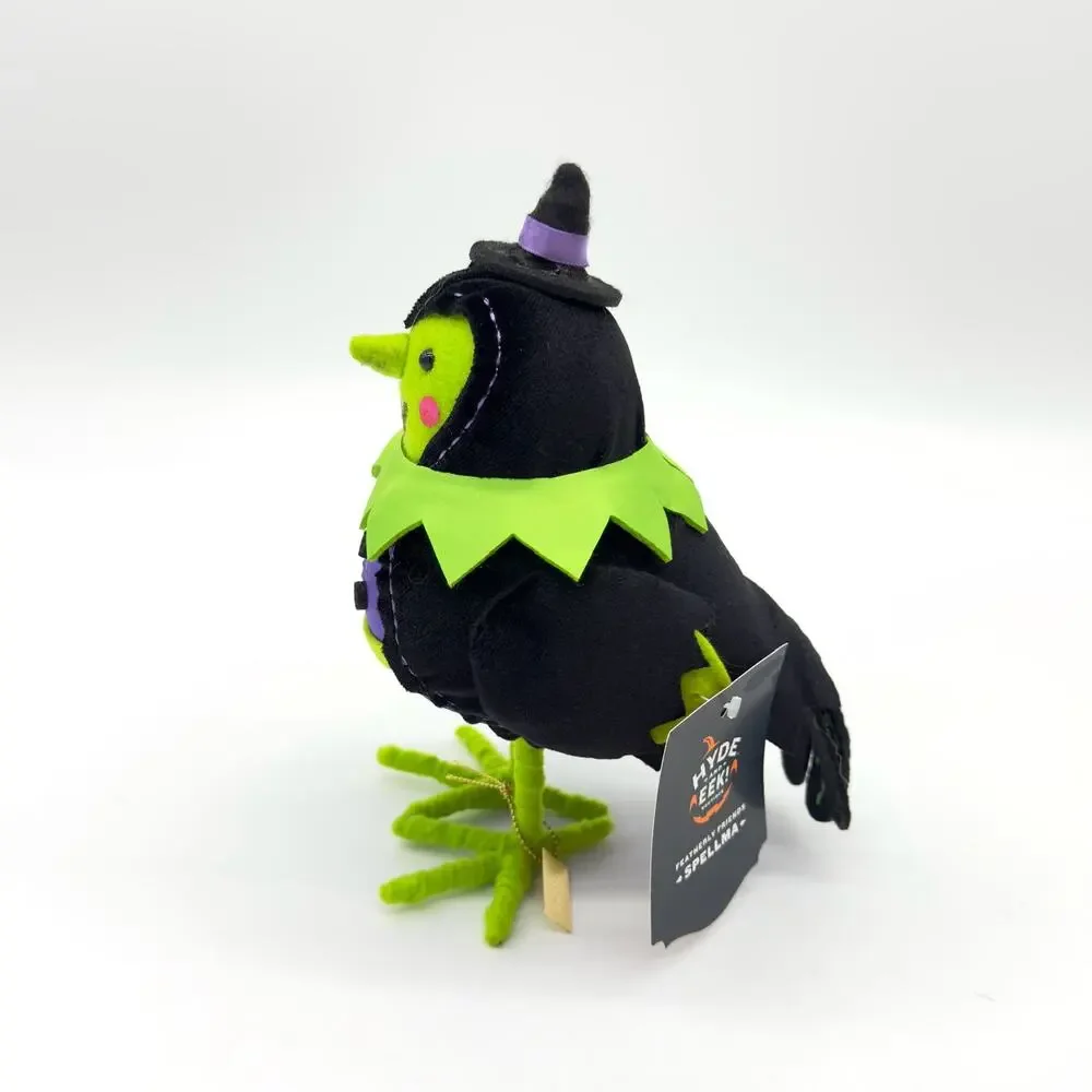 Spellma Witch Target Featherly Friends Hyde & Eek Felt Halloween 2024 Bird NEW